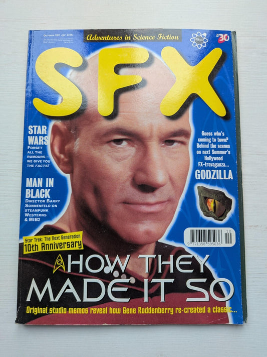 SFX Magazine #30 October 1997 - Star Trek Patrick Stewart Jean-Luc Piccard Cover