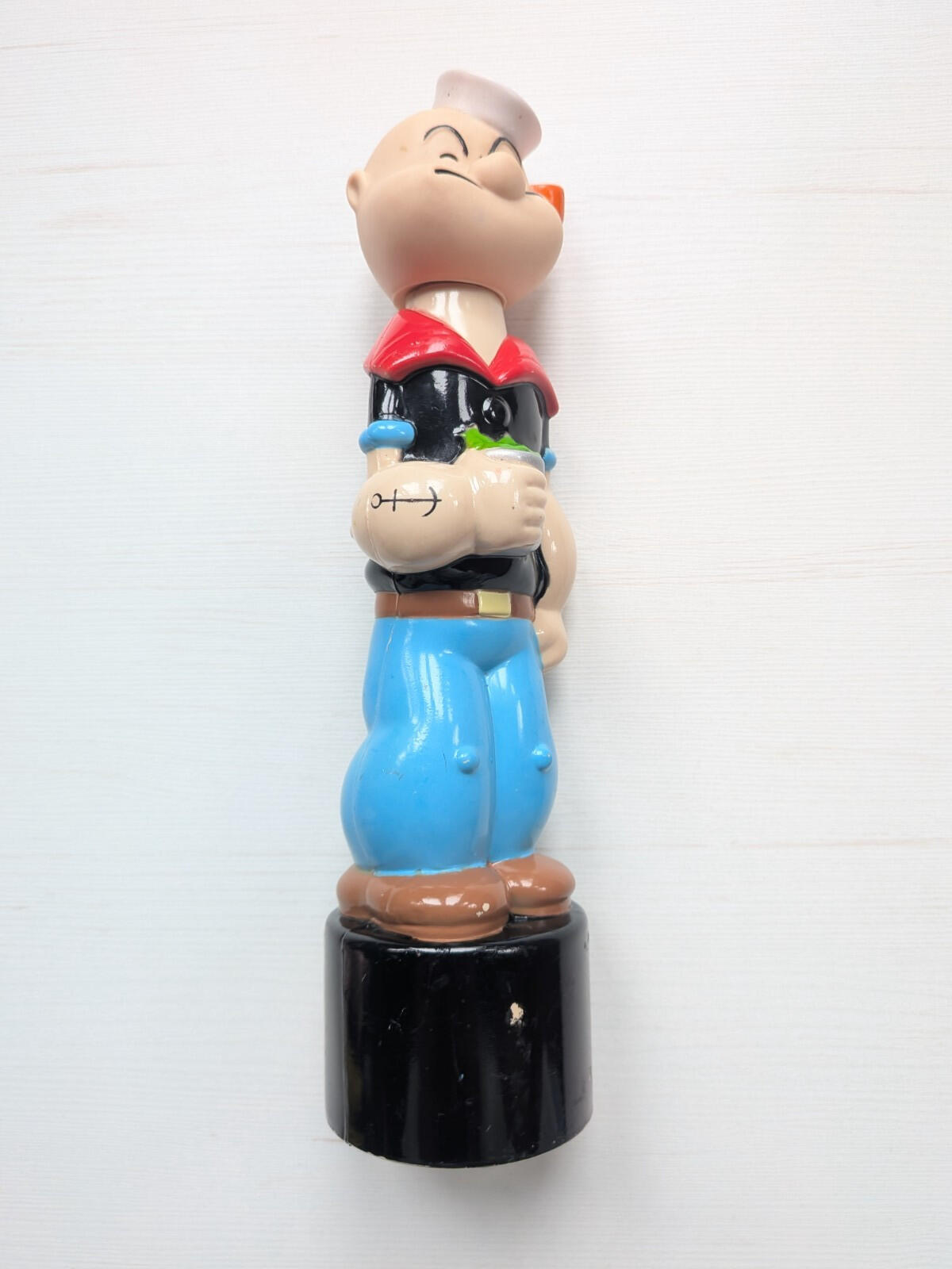 Vintage Popeye Bubble Bath Bottle Figure - 1987 - King Features Syndicate