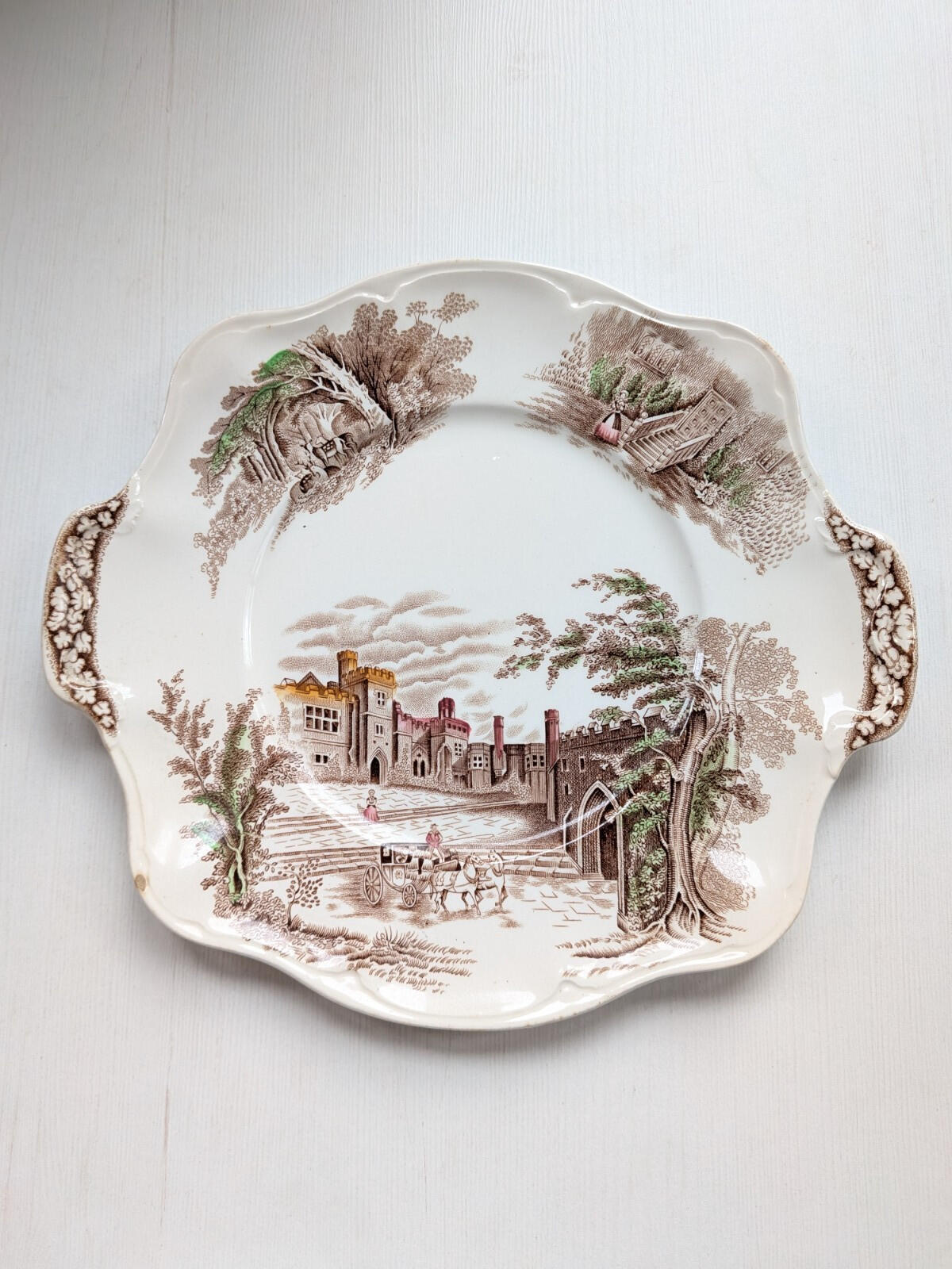 Vintage Johnson Brothers Haddon Hall Serving Plate - Made in England