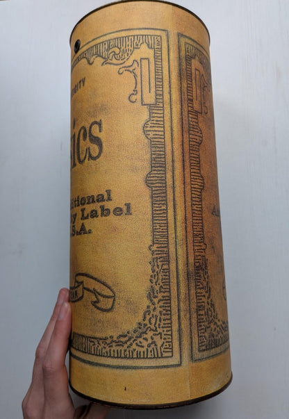 Marlboro Classics Large Cylinder Card Box with Tin Lid and Base (Empty)