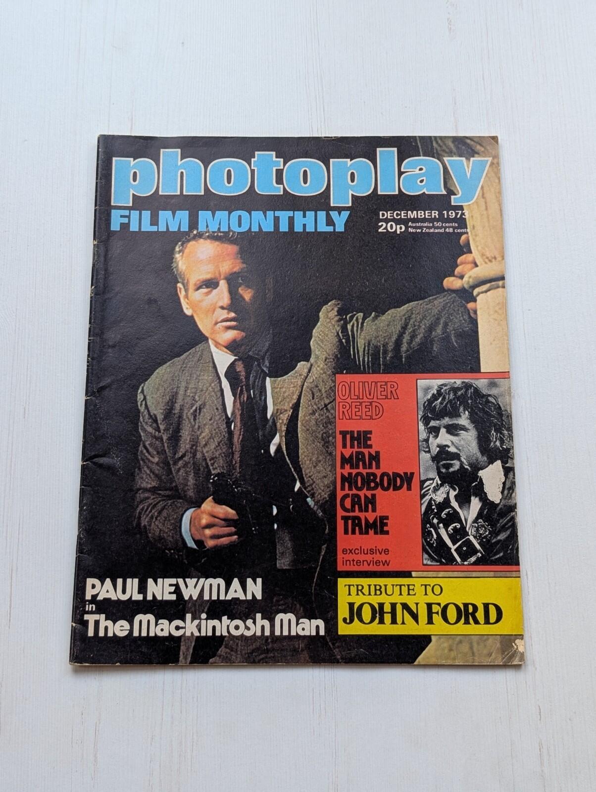 Photoplay Film Monthly Vol. 24 No. 12 December 1973 - Paul Newman Cover