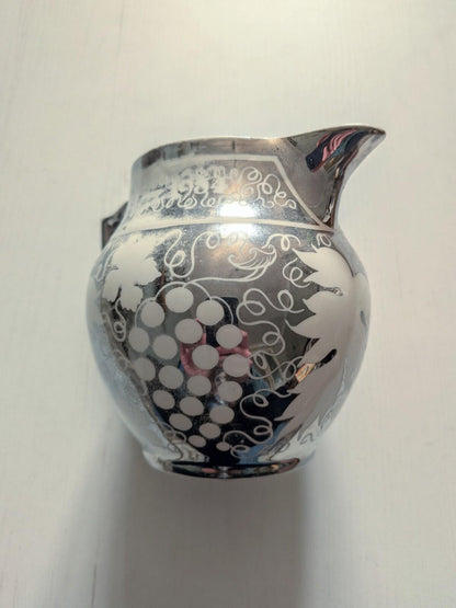Vintage Gray's Pottery Silver Lustre Jug - 1954 - Made in Stoke-On-Trent