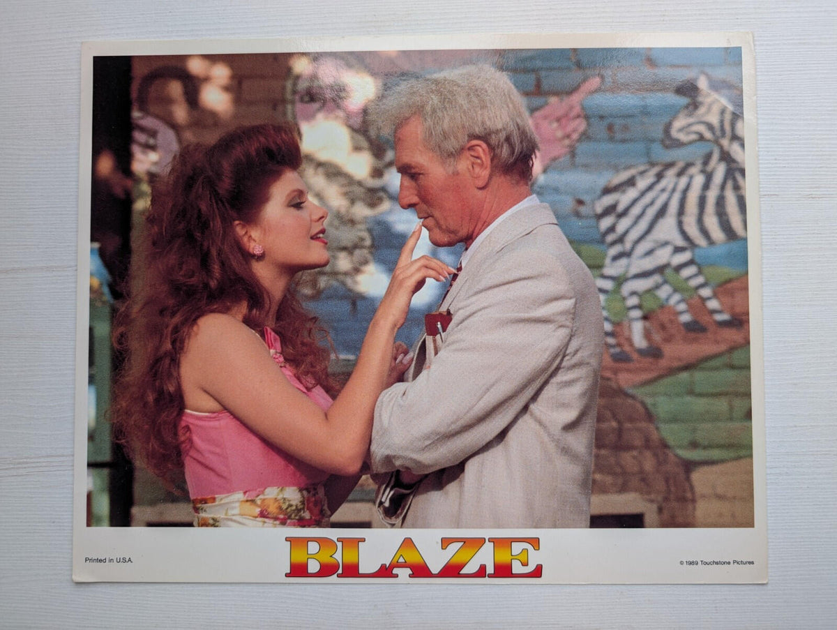 Blaze x3 Lobby Card Bundle - 1989 Paul Newman/Touchstone Pictures