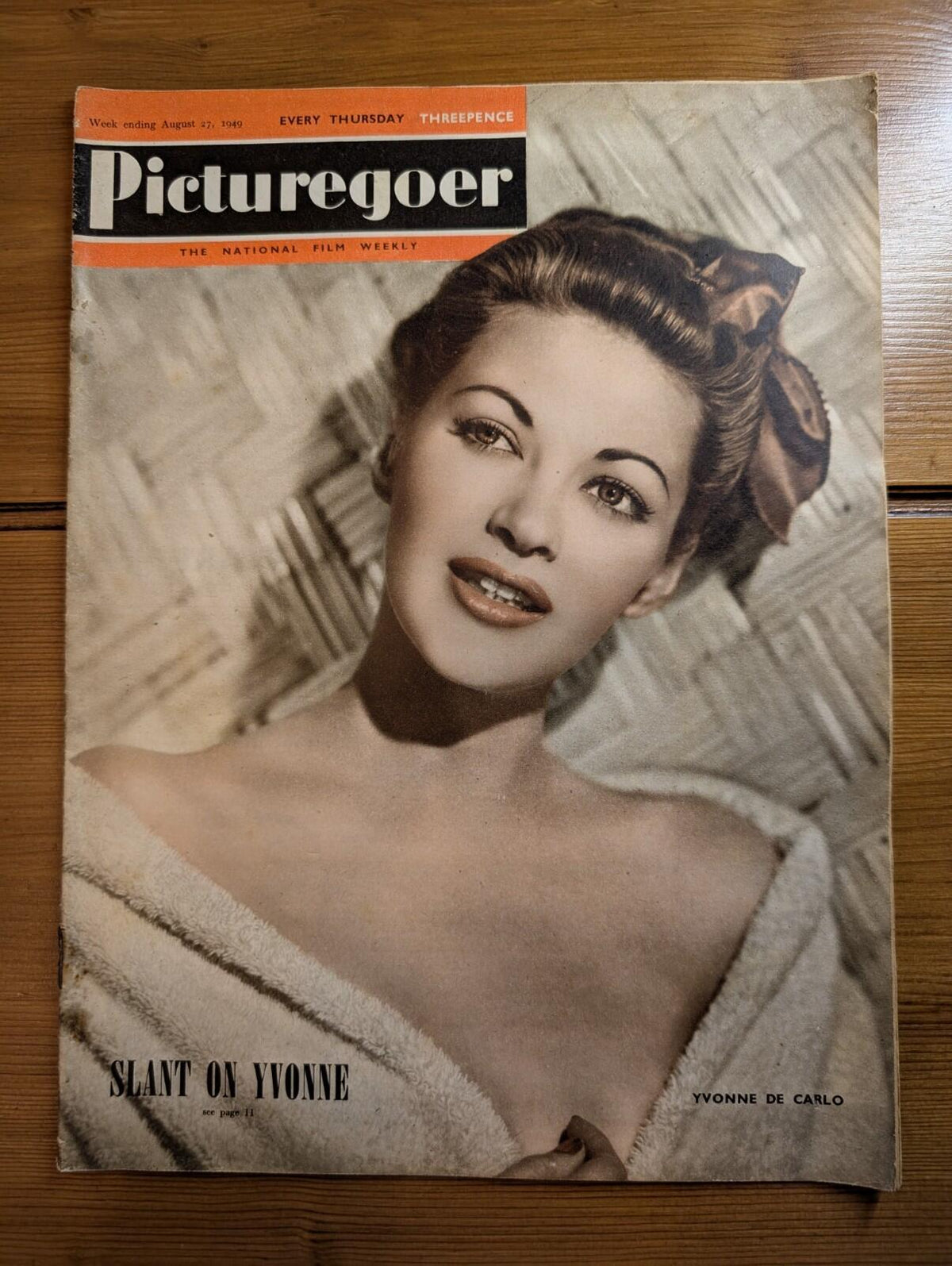 Picturegoer: The National Film Weekly August 27, 1949 - Yvonne De Carlo Cover