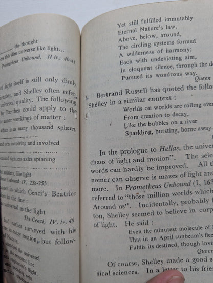 Shelley and The Modern Spirit - G.H. Keswani, 1977, New Delhi University Booklet
