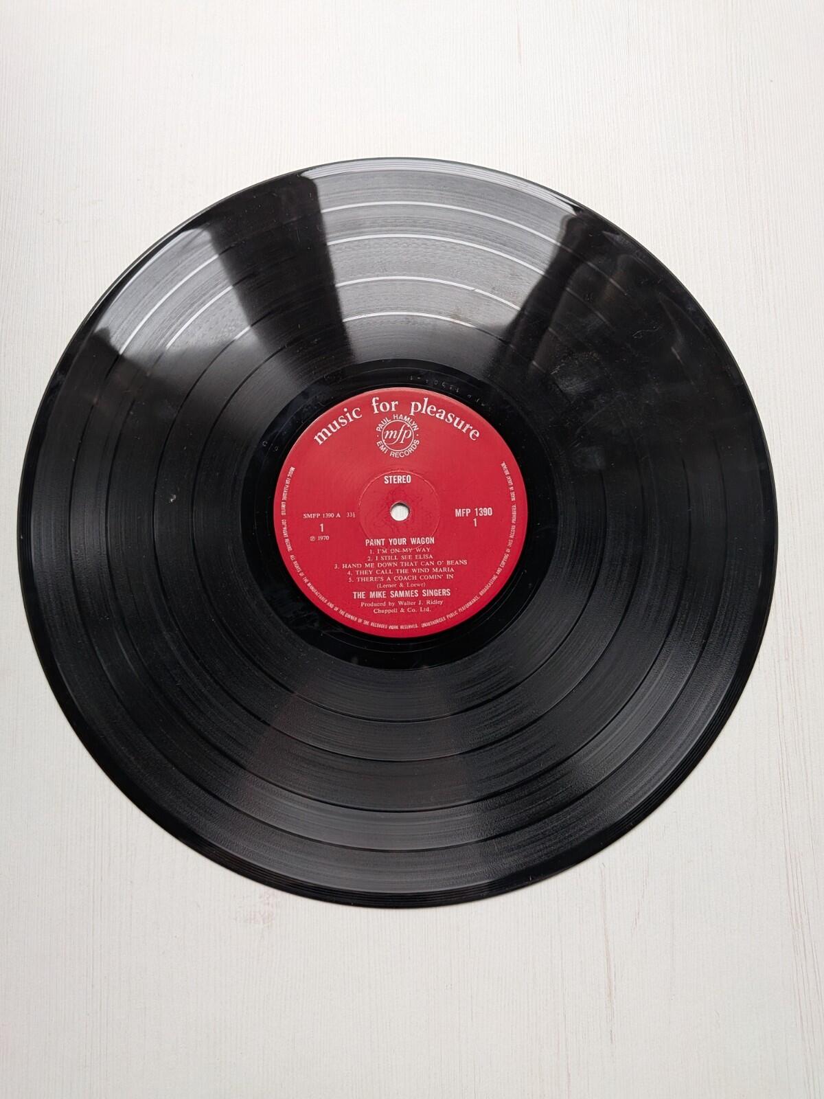 Paint Your Wagon Musical Soundtrack Vinyl LP - The Mike Sammies Singers - 1970