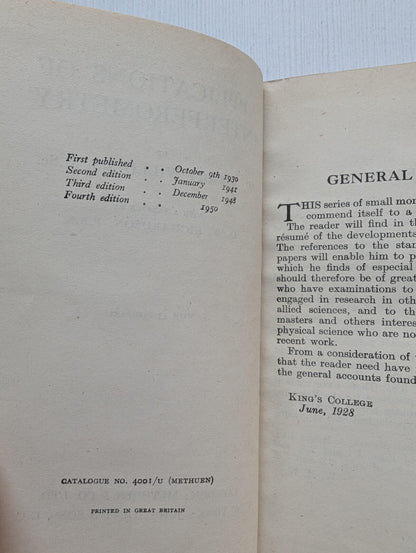 Applications of Interferometry by W. Ewart Williams - 1950 - Methuen & Co Ltd