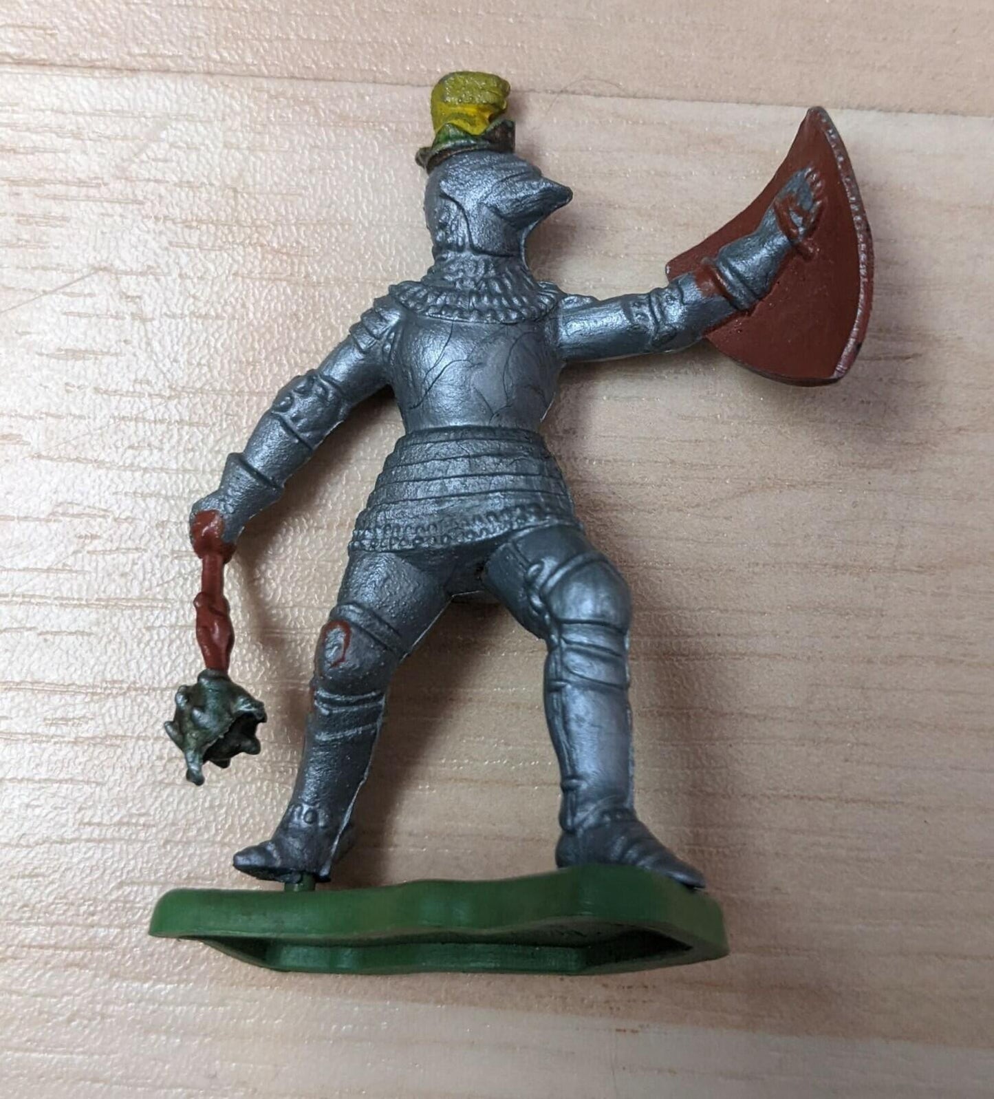 Medieval Knight With Shield And Mace, 1970s Approx, Britains Ltd