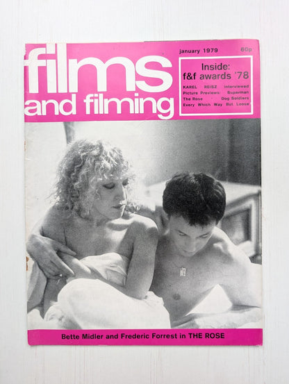 Films and Filming Magazine January 1979 - Bette Midler/Frederic Forrest Cover