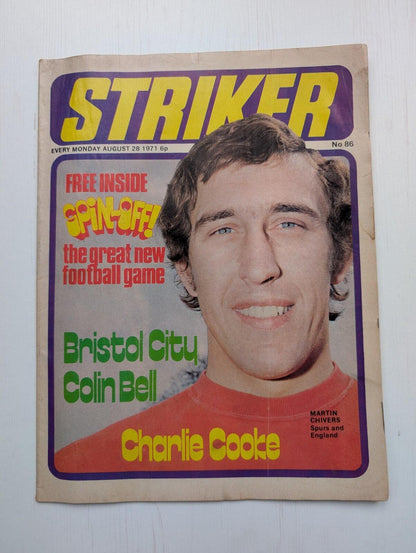 Striker No.86 28th August 1971 - Banner Press Ltd - Bristol City/Colin Bell