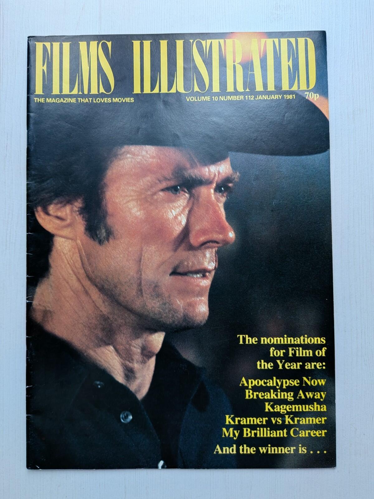Films Illustrated Vol. 10 No. 112 - January 1981 - Clint Eastwood Cover