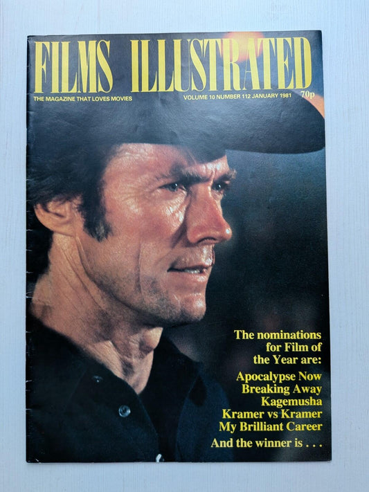 Films Illustrated Vol. 10 No. 112 - January 1981 - Clint Eastwood Cover