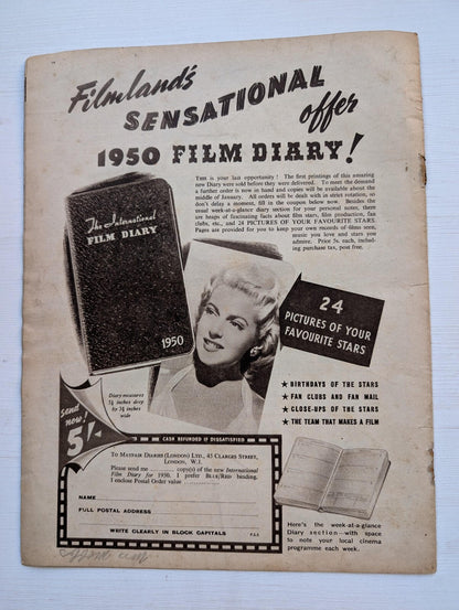 Picture Show Vol. 53 No. 1396 Dec 31st, 1949 - Bob Hope/Rhonda Fleming Cover
