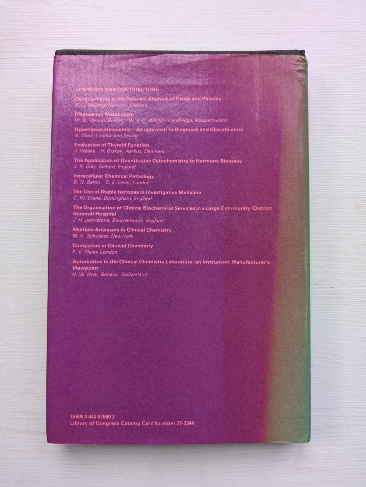 Recent Advances in Clinical Biochemistry No. 1- K.G.M.M Alberti - 1978