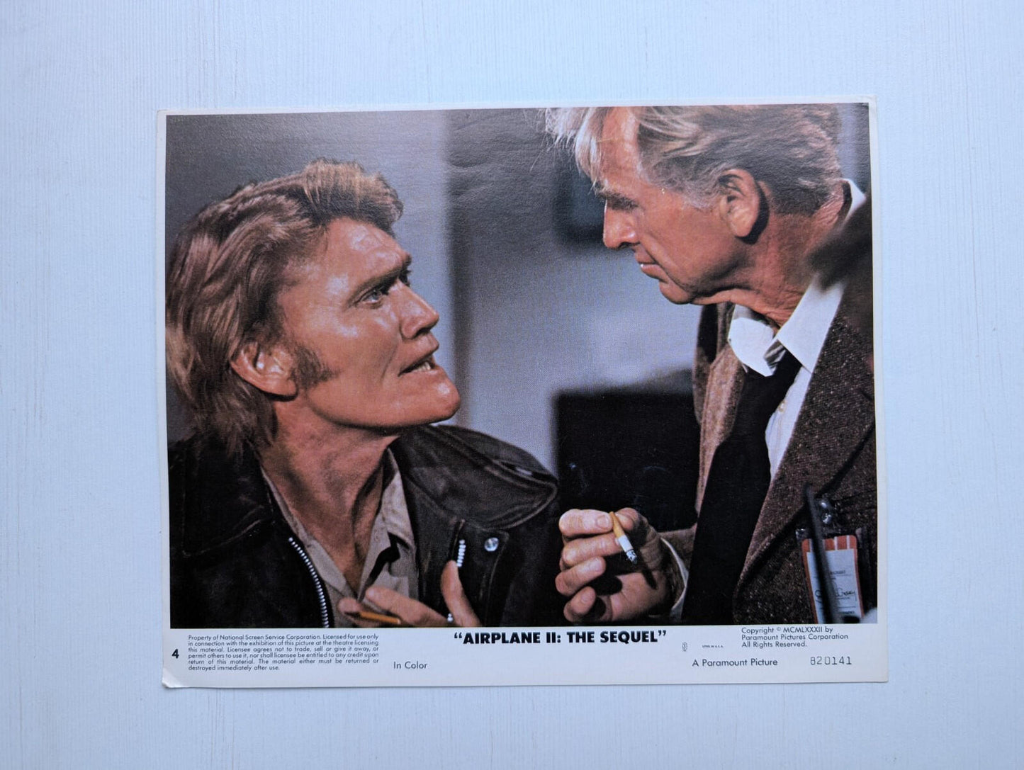 Airplane II: The Sequel x6 Colour Lobby Cards - Paramount Pictures