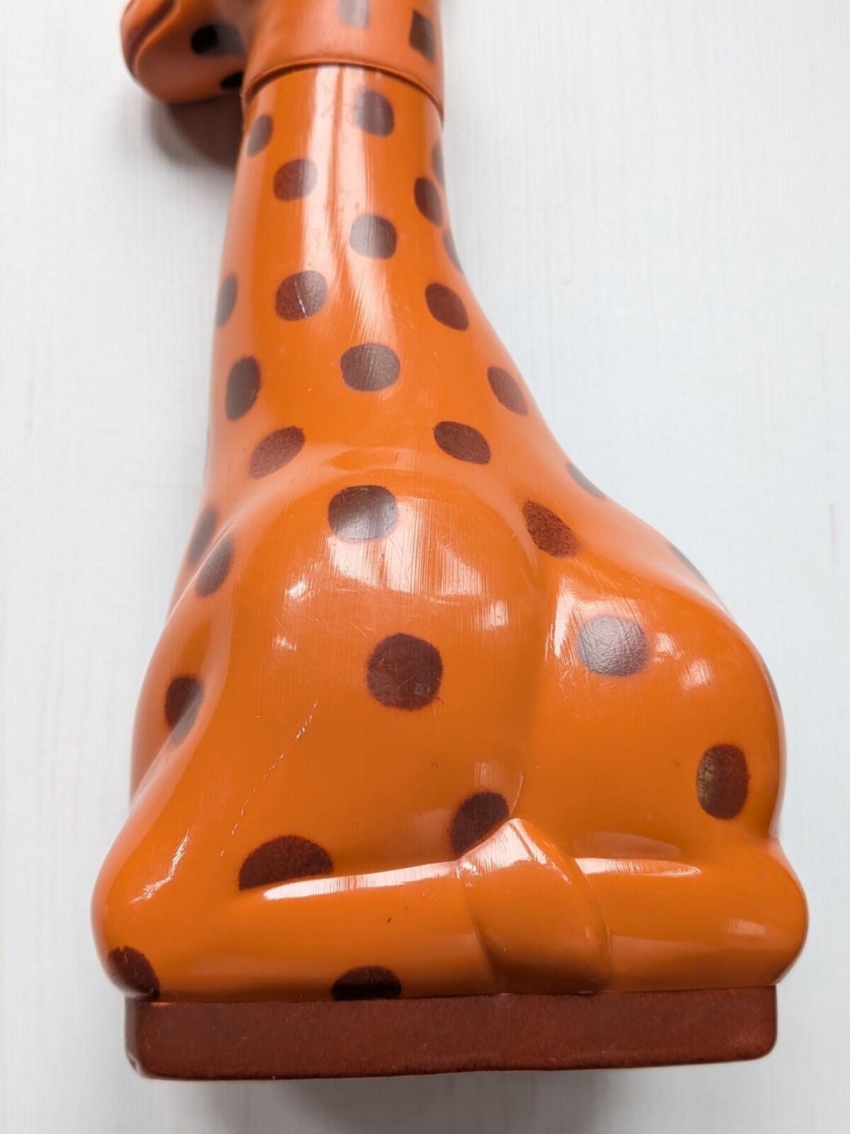 Vintage Giraffe Bubble Bath Bottle Figure - Unbranded