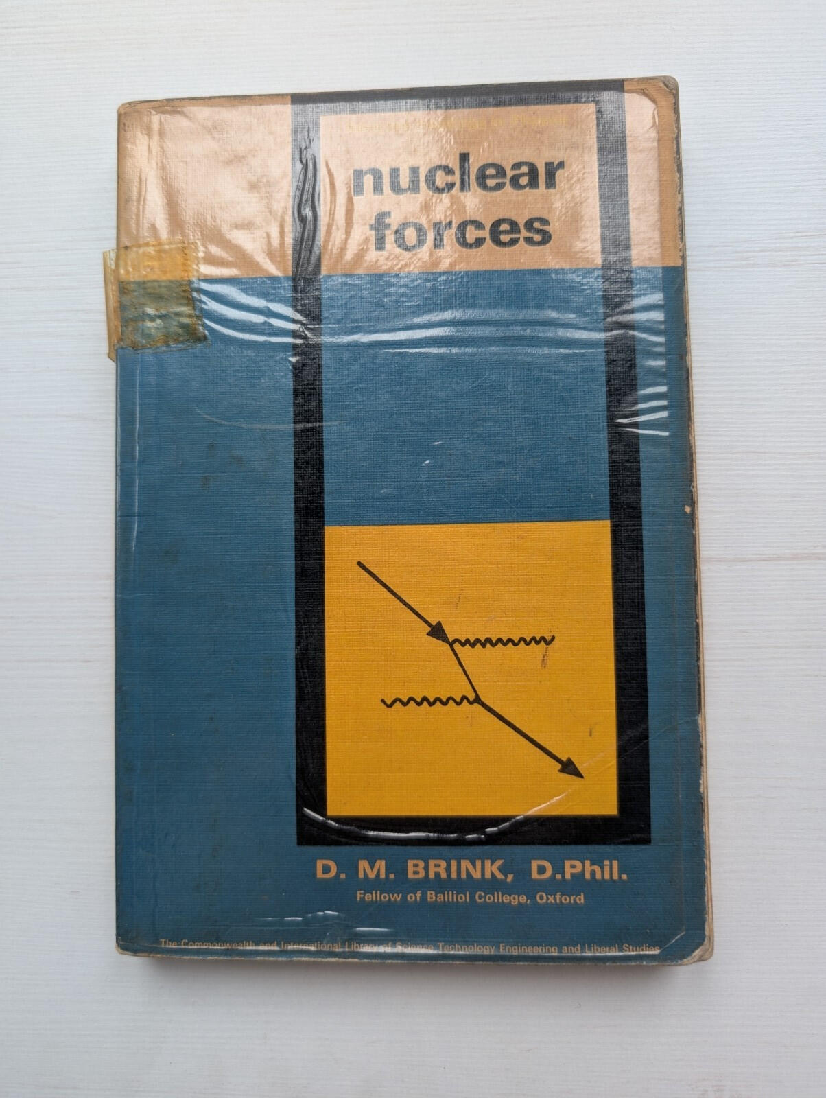 Nuclear Forces by D.M. Brink/D. Phil - 1965 - 1st Edition - Pergamon Press