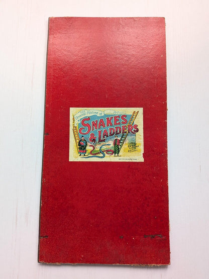 Antique Snakes and Ladders Board - 1920s - Roberts Bros