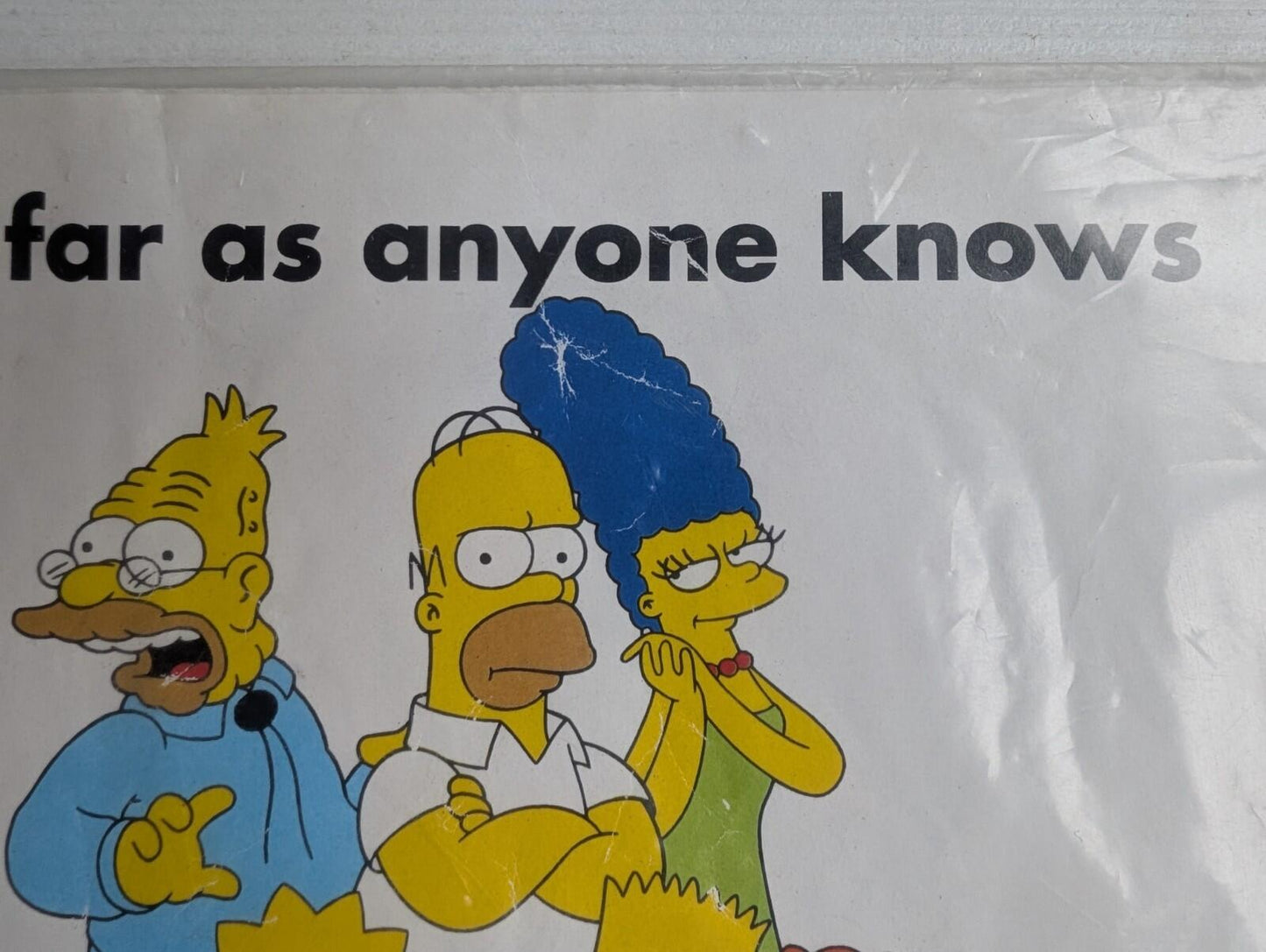 The Simpsons Vintage Iron-On T-Shirt Transfer - 2001 - Twentieth Century Fox