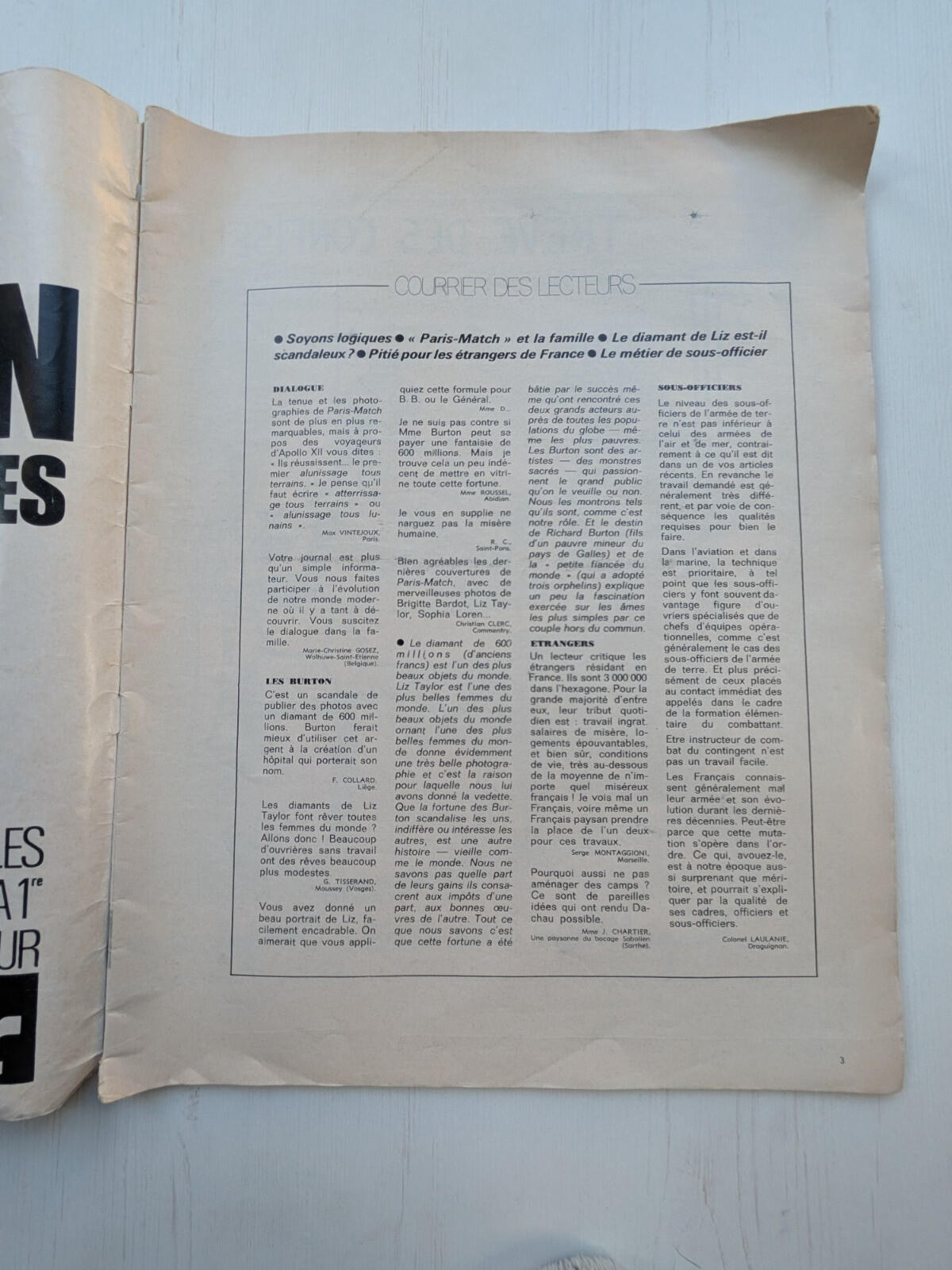Paris Match No.1078 - 3 Janvier 1970 - Catherine Deneuve Cover - French Magazine