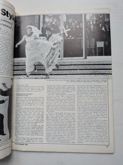 Films on Screen and Video Vol. 2 No. 12 November 1982, 26th London Film Festival
