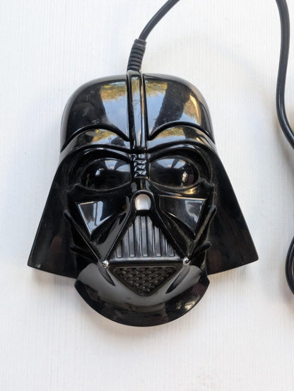 Star Wars Darth Vader Vintage Computer Mouse Model No. 0252 - 1998