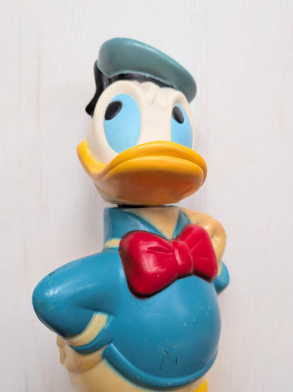 Vintage Donald Duck Bubble Bath Bottle Figure - Disney