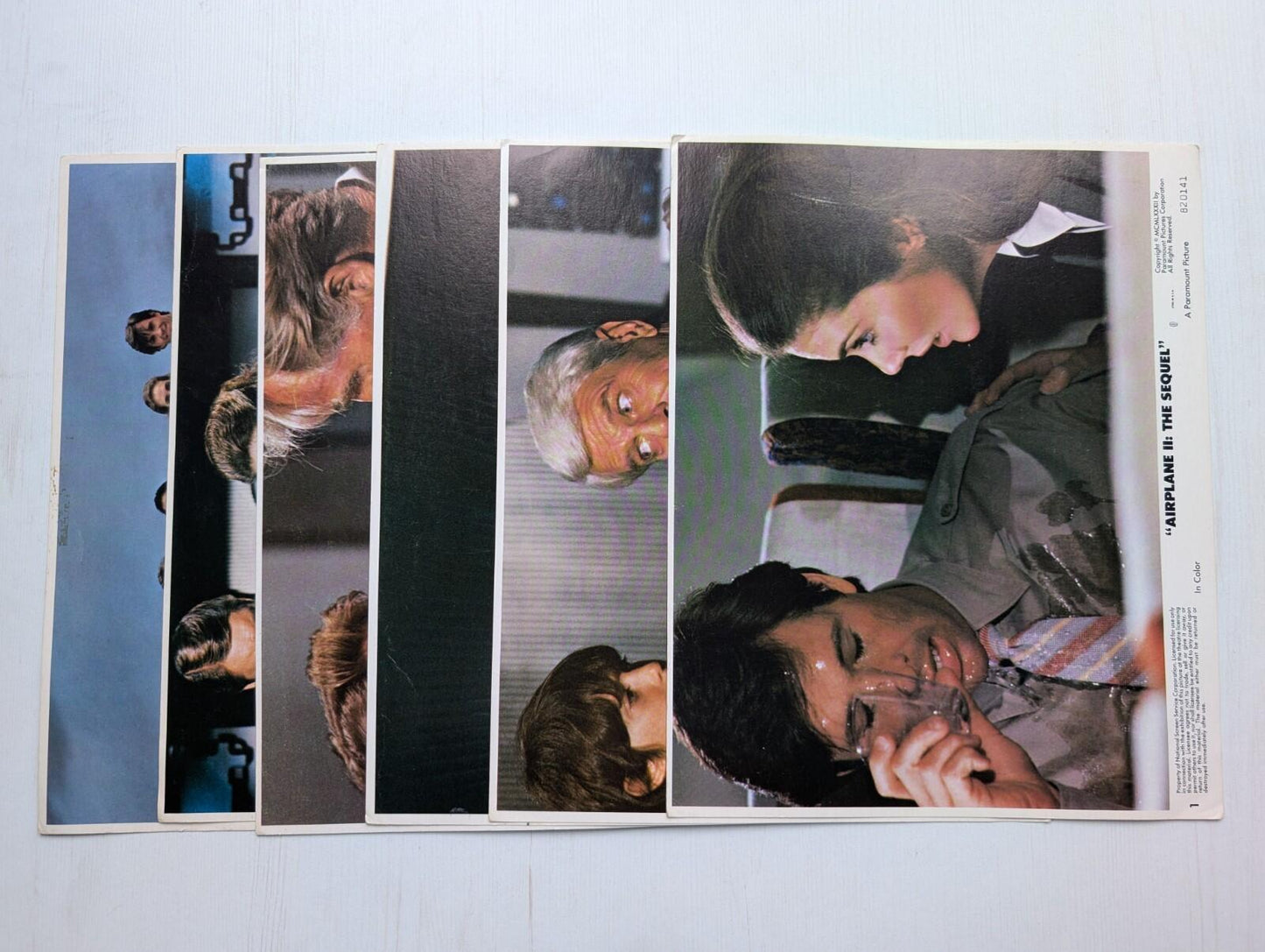 Airplane II: The Sequel x6 Colour Lobby Cards - Paramount Pictures