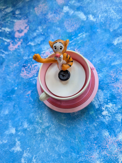 Vintage Euro Disney Tigger in Teacup Toy - 1992 - Disney/McDonalds