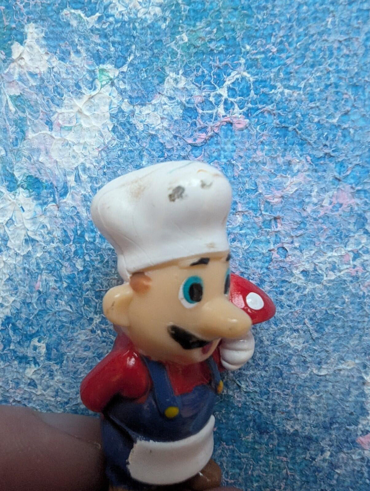 Super Mario Bros Chef Mario Mini Figure - 2000 - Zaini/Nintendo