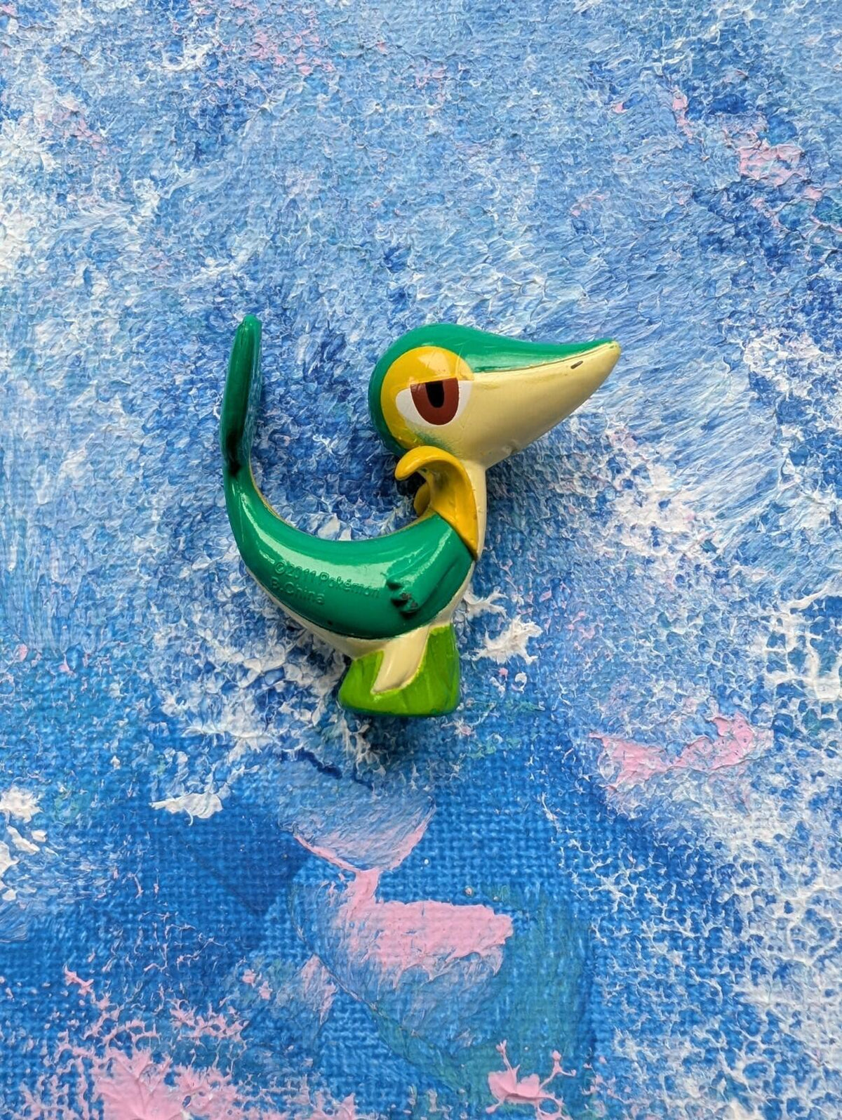 Snivy Pokemon Spin and Go Figure - 2011 - Bandai/Nintendo