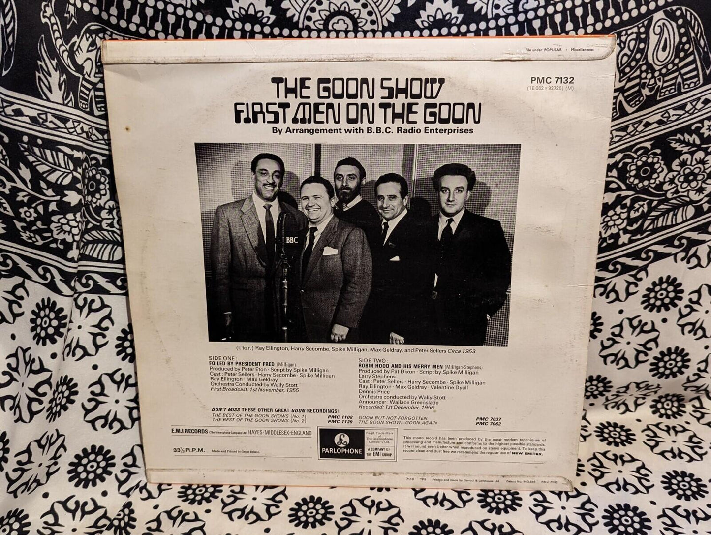The Goon Show - First Men On The Goon Vinyl Record, EMI