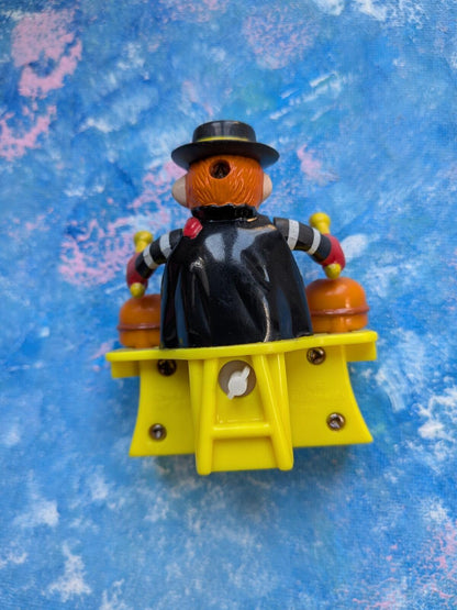 Vintage Hamburglar Drummer Happy Meal Band Toy - 1993 - McDonalds