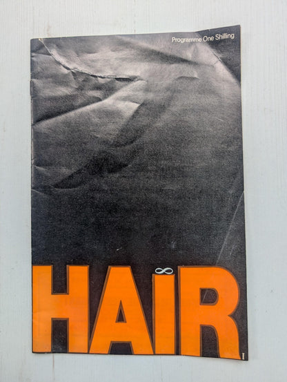 Hair - Theatre Royal Nottingham Programme, 1970 Richard O'Brien/Joan Armatrading