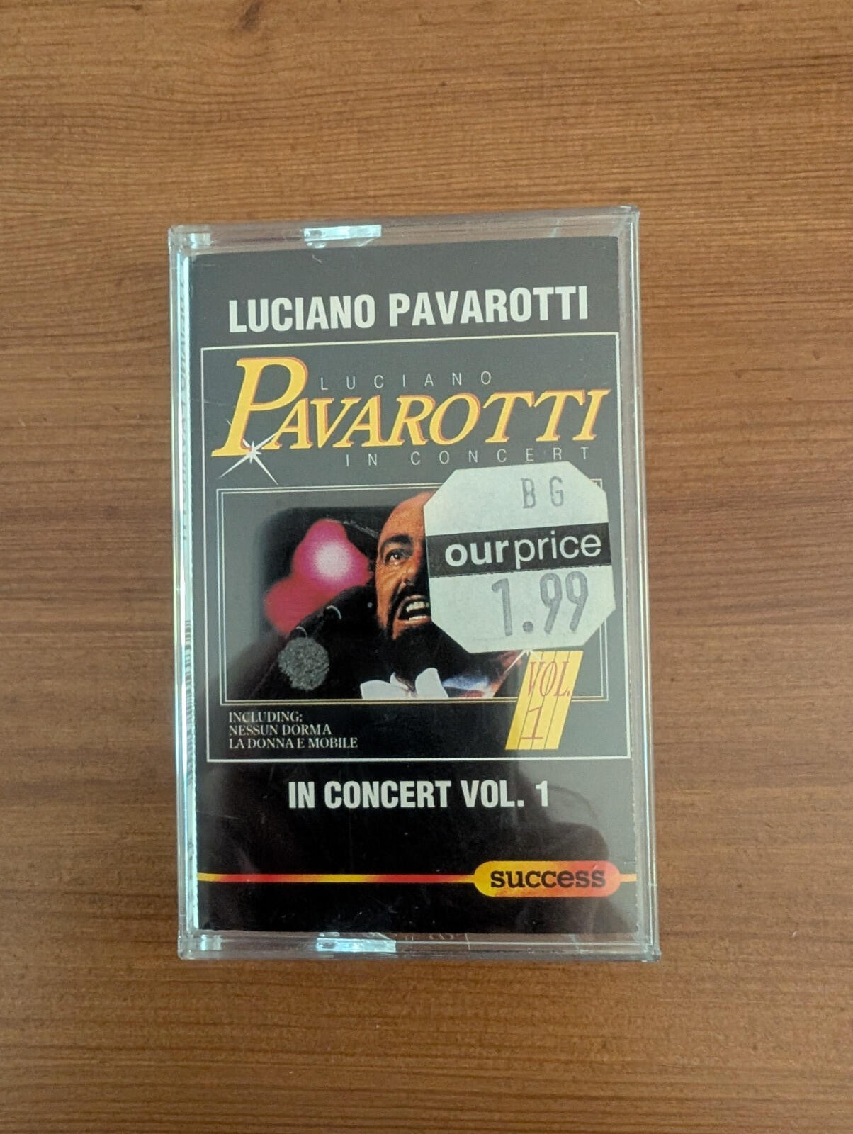 Luciano Pavarotti - In Concert Vol. 1 - 1993 - Elap Music Ltd Cassette Tape