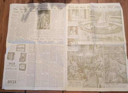 Daily Mail No. 17,791 - Wednesday 9th June 1953 - Queen Elizabeth II Coronation