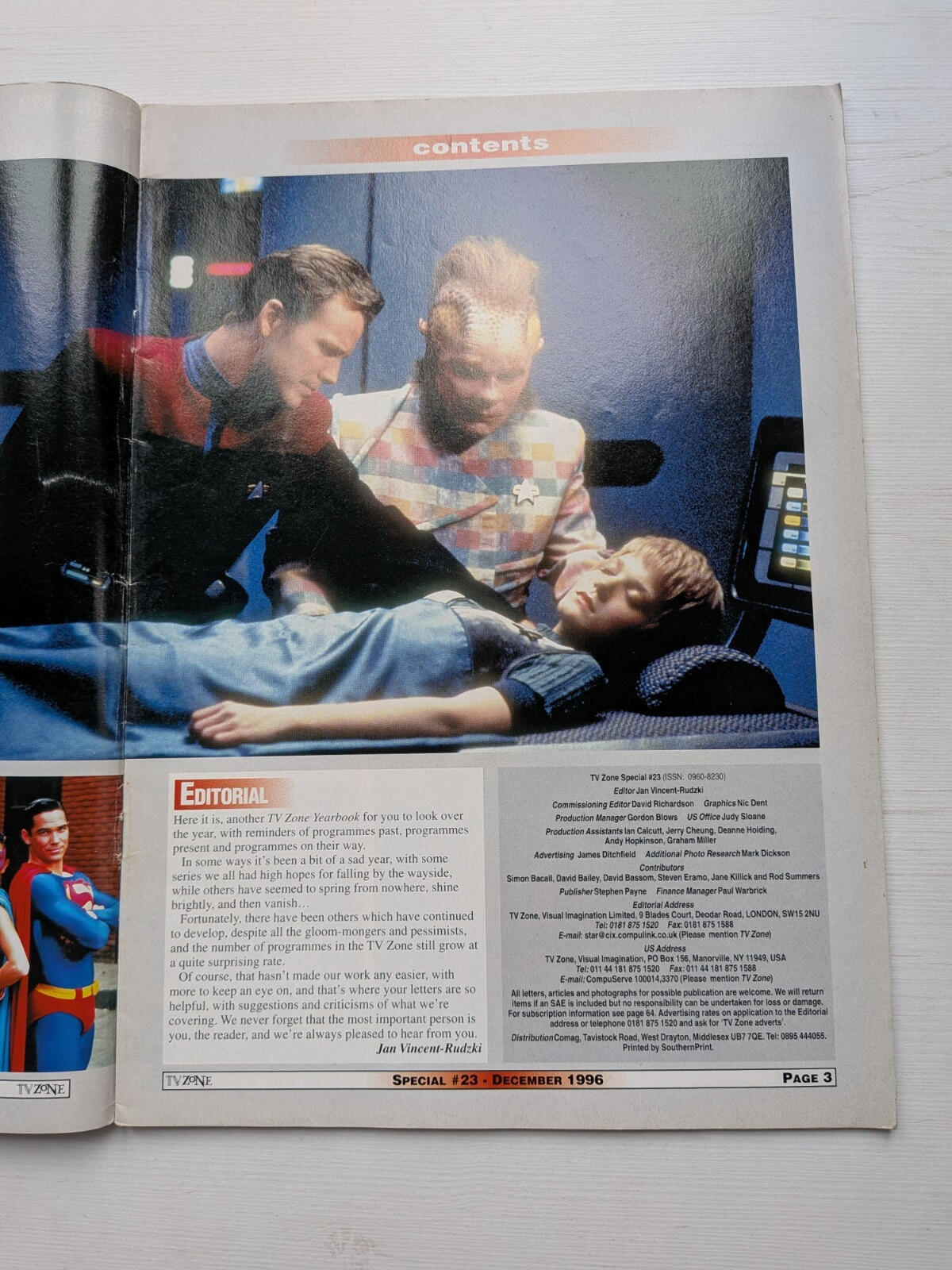 TV Zone Special #23 December 1996 - Yearbook Special, Babylon 5/The X Files/More
