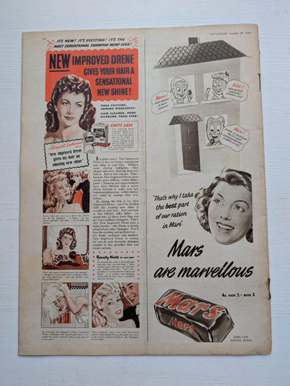 Picturegoer October 29, 1949 - Susan Hayward/Richard Conte Cover
