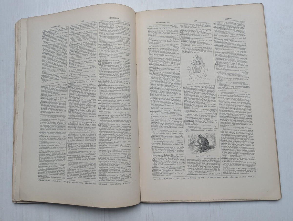 Ogilvie's Imperial Dictionary of The English Language Div. 8 - 1880's Approx
