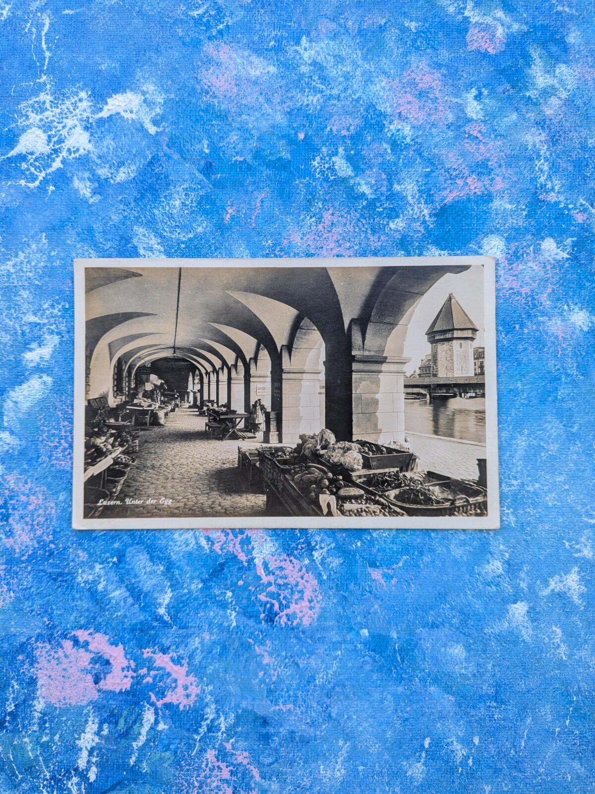 Vintage Swiss Postcard - Luzern, Unter der Egg 2164
