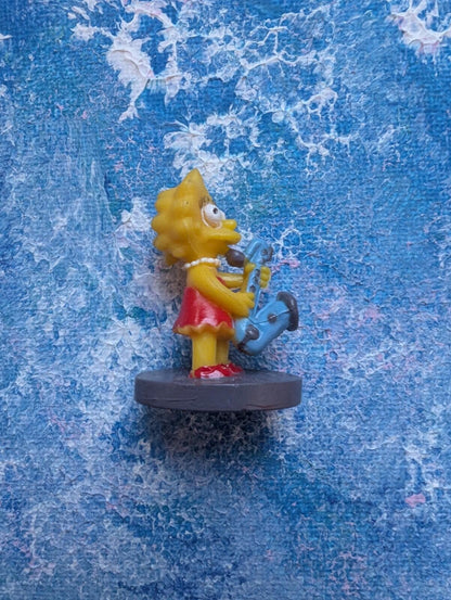 Mini Lisa Simpson with Saxophone Kinder Topp Figure - 2000