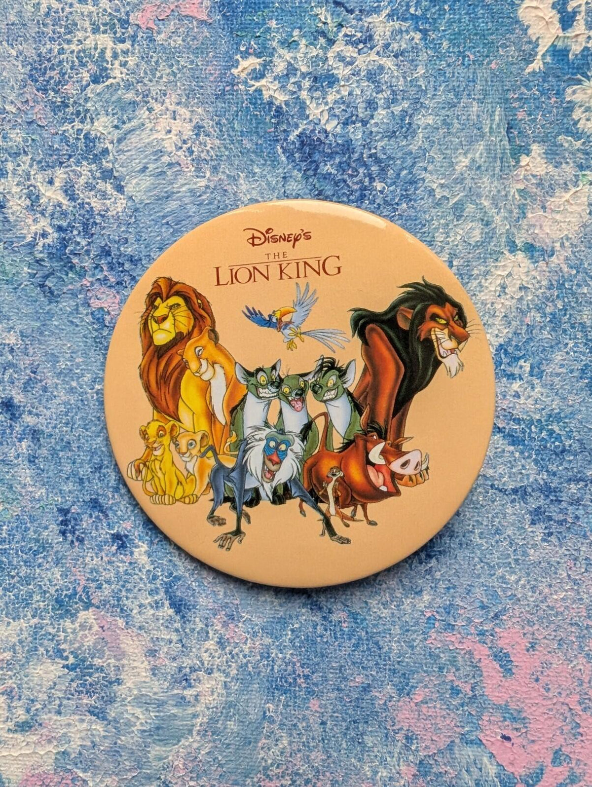 Vintage Disney's The Lion King Characters Badge - 1994