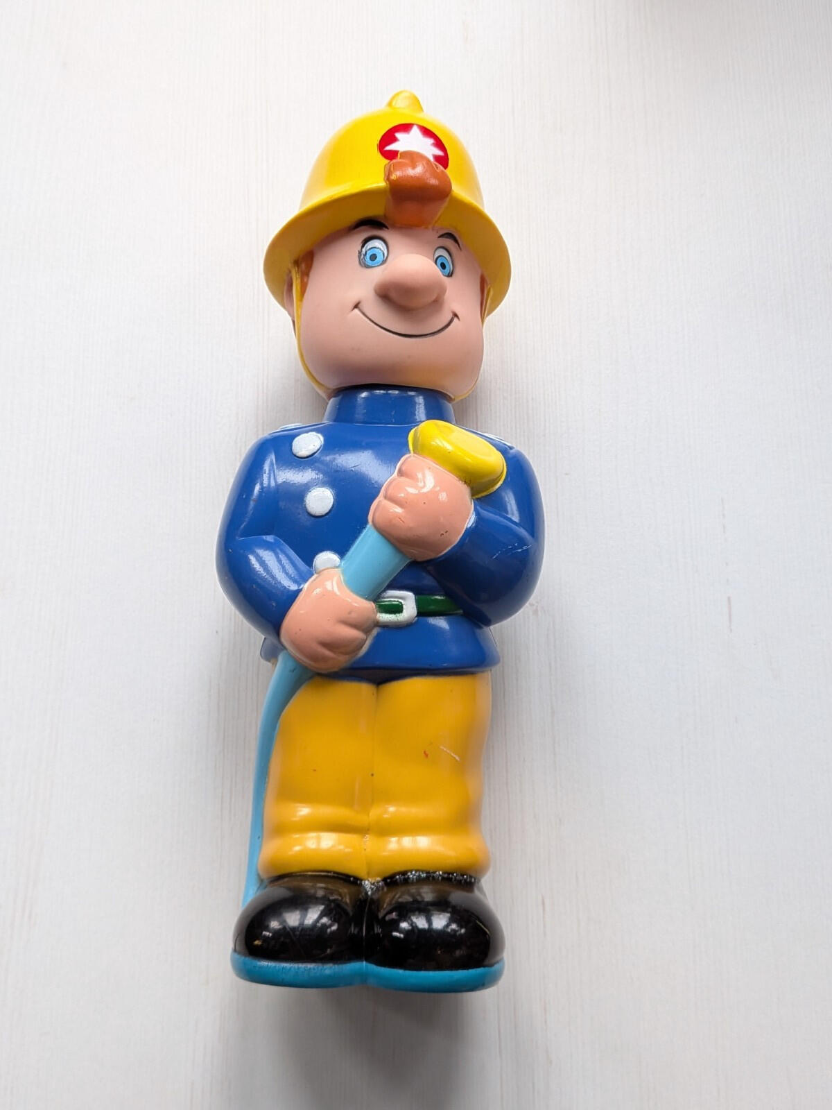 Vintage Fireman Sam Bubble Bath Bottle Figure - BBC Enterprises Ltd