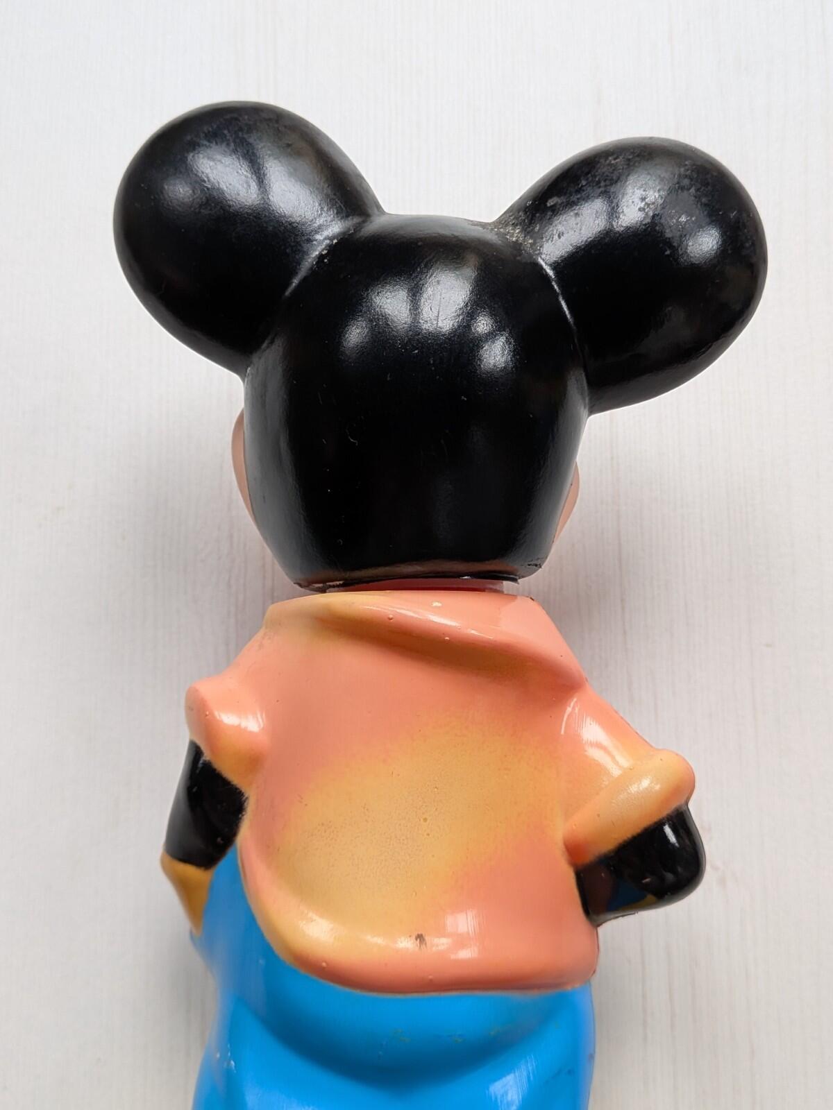 Vintage Mickey Mouse Bubble Bath Bottle Figure - 1990s - Disney