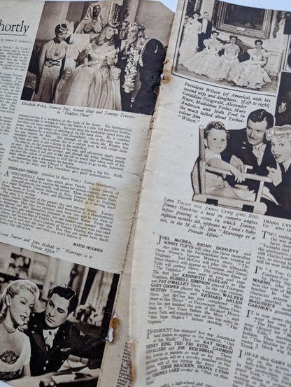 Picture Show Vol. 49 No. 1250 November 18th 1944, Richard Greene/Patricia Medina