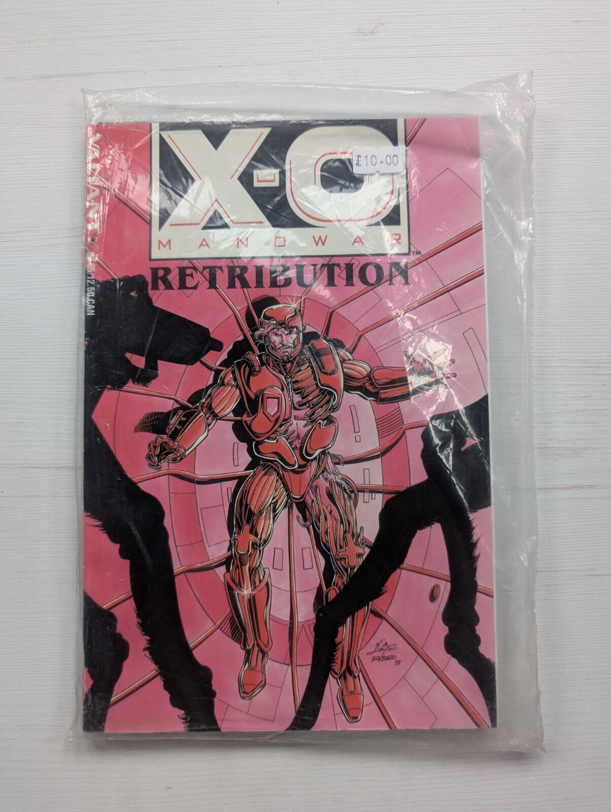 X-O Manowar Retribution Graphic Novel + Database Comic - 1993