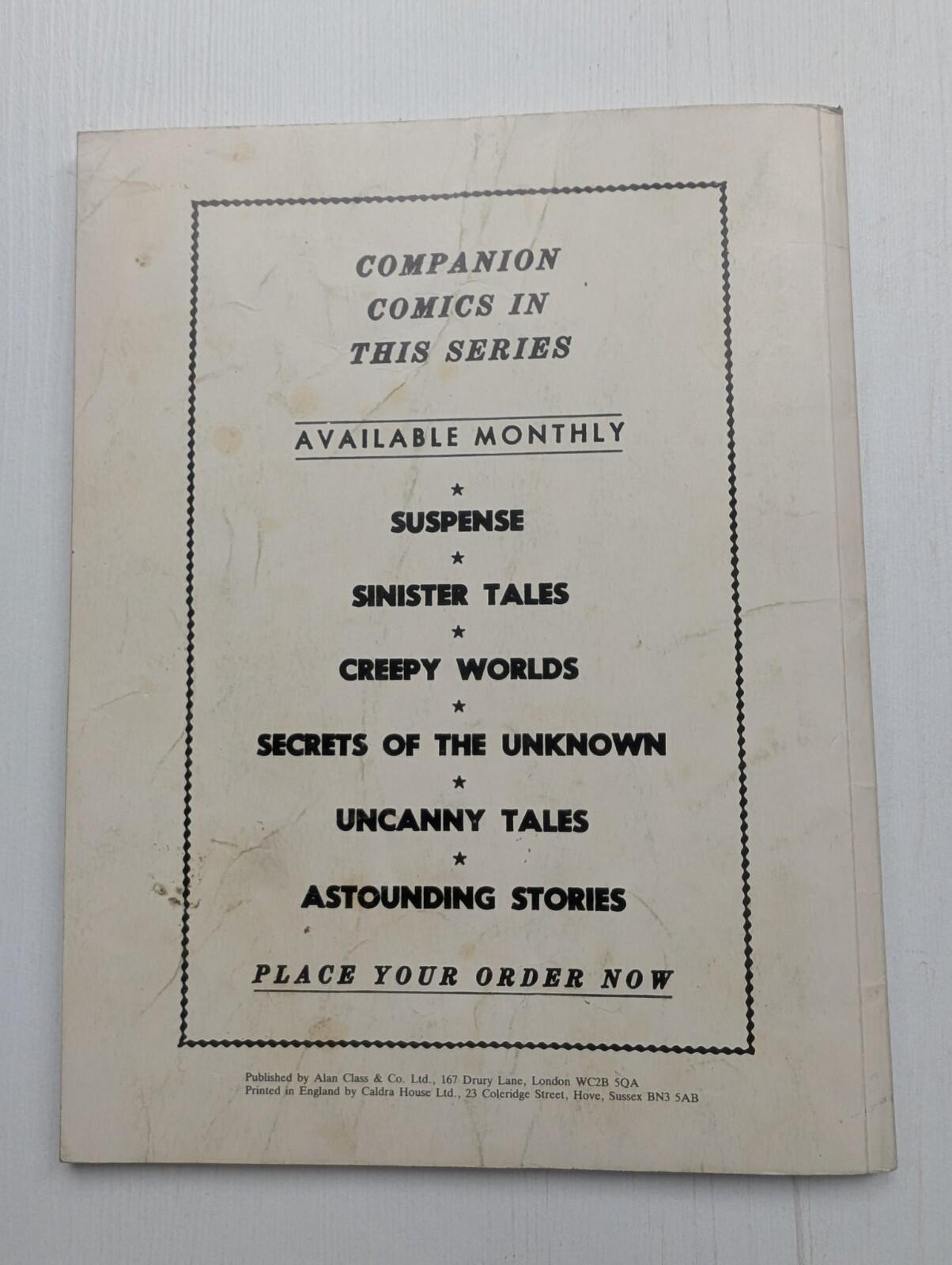 Astonishing Tales #237 - Amazing Stories of Suspense - 1980s - Alan Class Comic