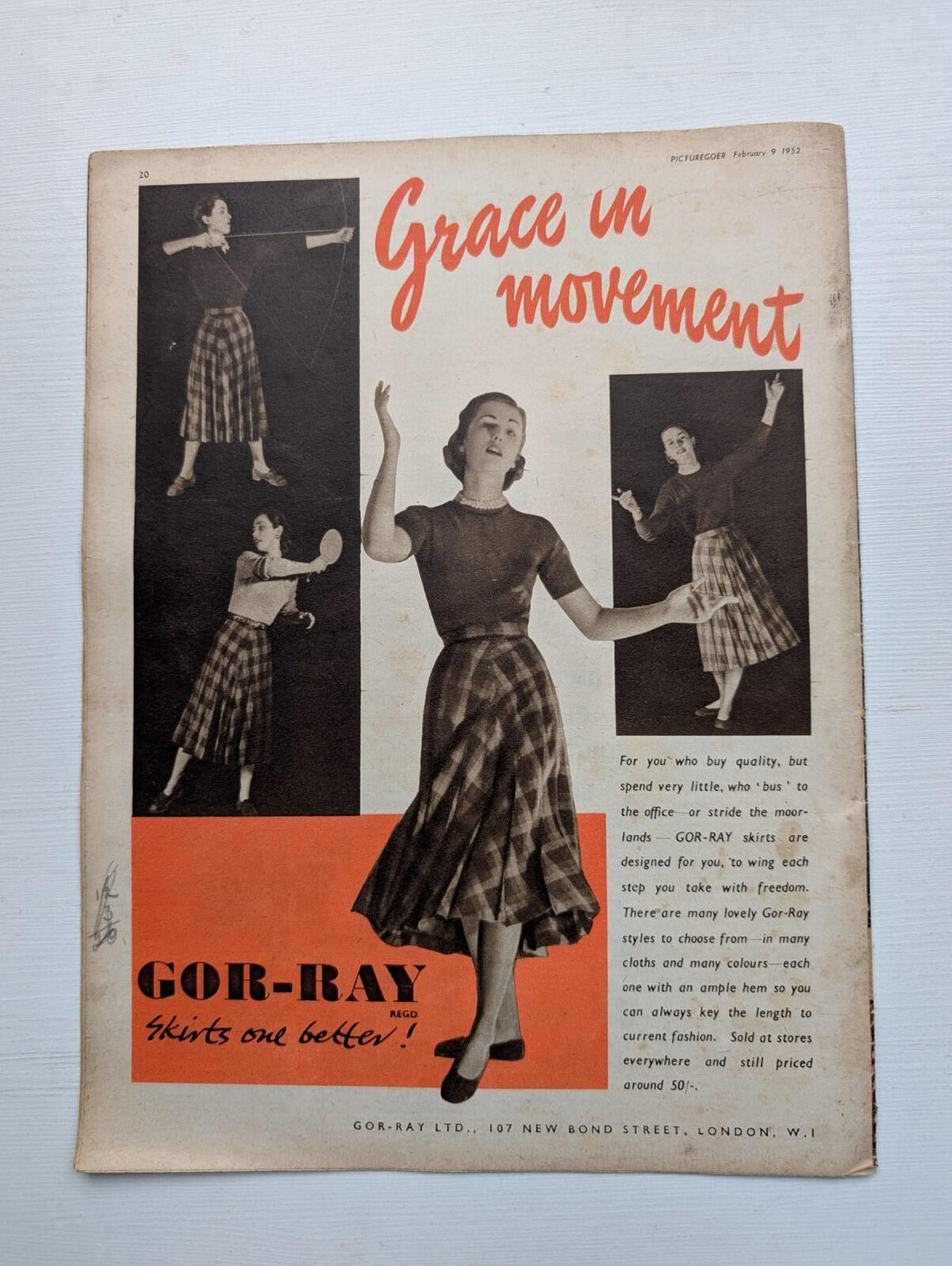Picturegoer: The National Film Weekly February 9, 1952 - Gloria Grahame Cover