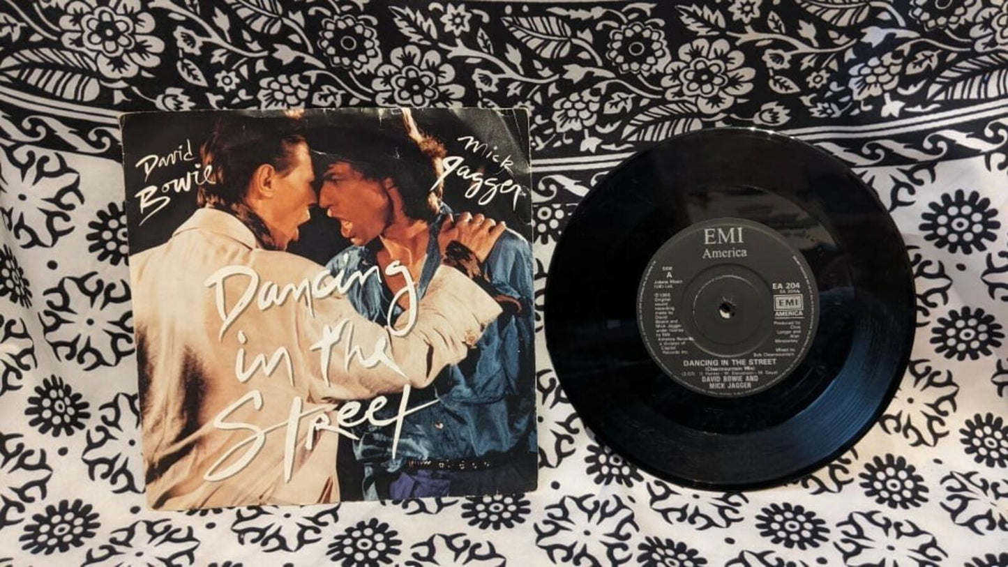 David Bowie/Mick Jagger - Dancing In The Street 7" Vinyl, 1985, EMI