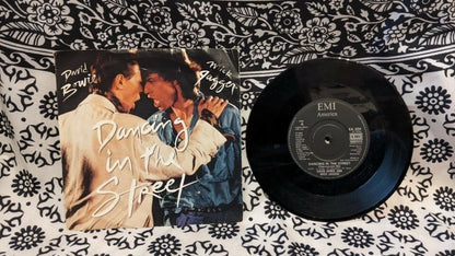 David Bowie/Mick Jagger - Dancing In The Street 7" Vinyl, 1985, EMI